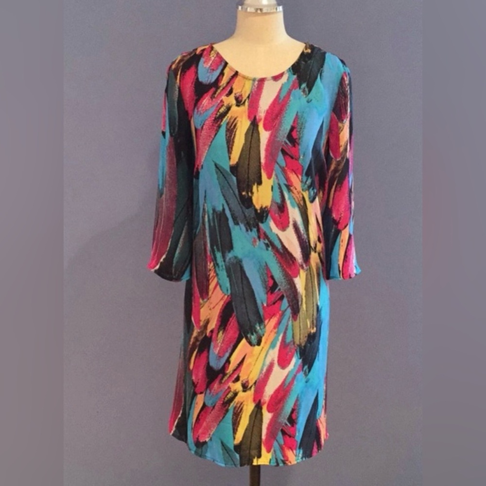 Colorful Abstract Women's Dress